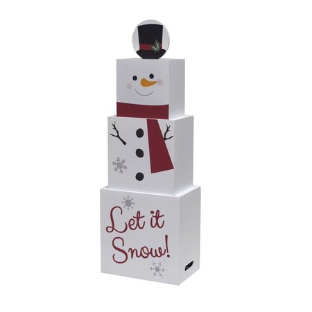 Dyno Dyno Holiday Versatile Stacking Boxes 32 in. Porch Sign M3PD293-2AC